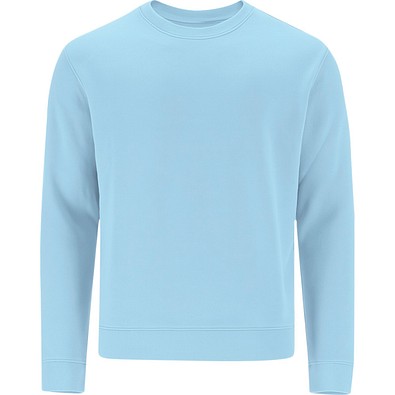 Unisex Sweatshirt mit Rundhalsausschnitt – Klassischer Crewneck, S, HELLBLAU