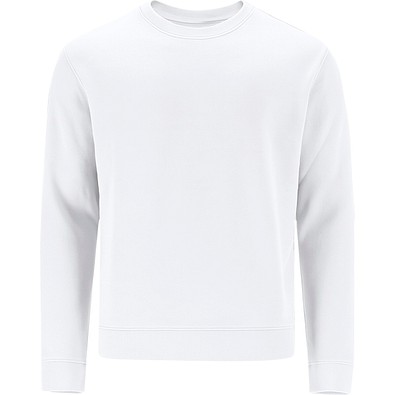 Unisex Sweatshirt mit Rundhalsausschnitt – Klassischer Crewneck, XXL, WEISS