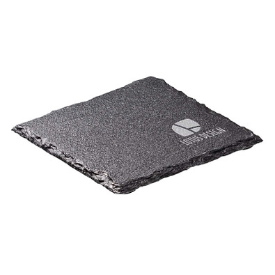 Untersetzer Schiefer viereck, schwarz
