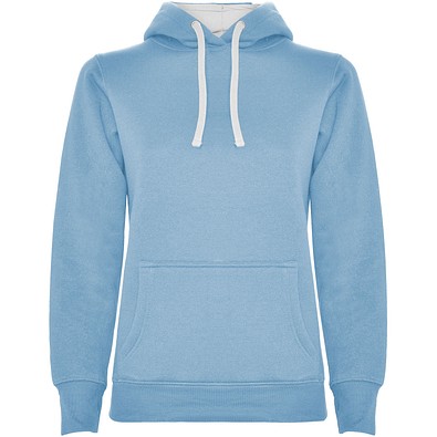 Urban Kapuzenpullover für Damen, himmelblau, L