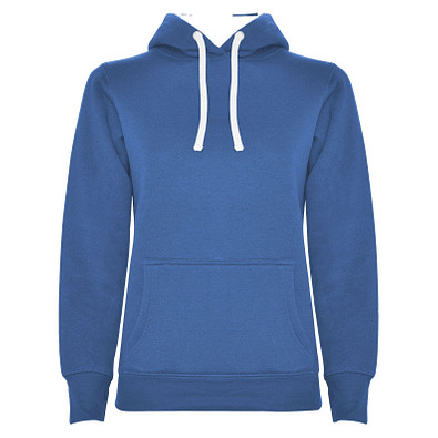 Urban Kapuzenpullover für Damen, Royal/weiß, L