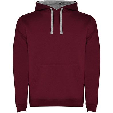 Urban Kapuzenpullover für Herren, Maroon rot, XS