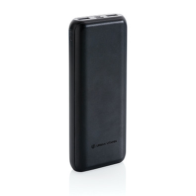 Urban Vitamin Pasadena 20.000mAh 18W PD Powerbank, schwarz