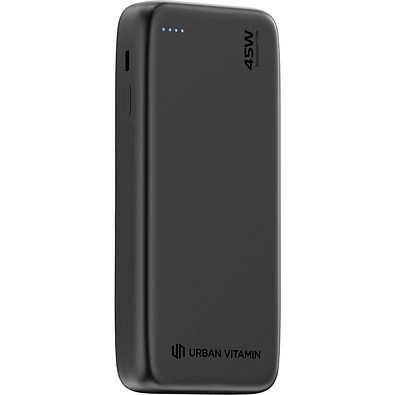 Urban Vitamin San Mateo 45W 20.000mAh Powerbank, schwarz