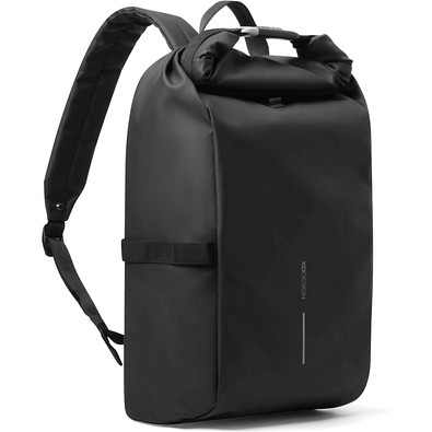 Urban wasserabweisender Fahrrad-Rucksack, schwarz, grau