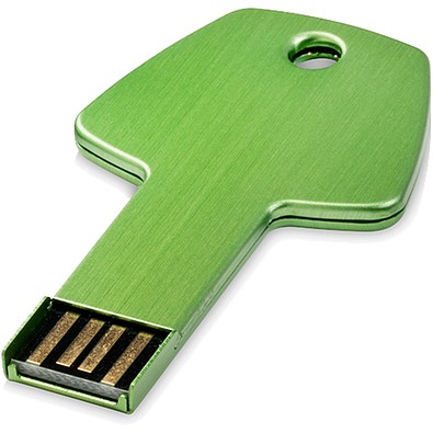 USB-Stick Schlüssel, grün, 4GB