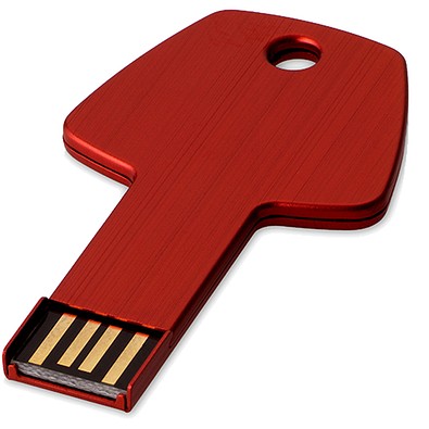 USB-Stick Schlüssel, rot, 4GB