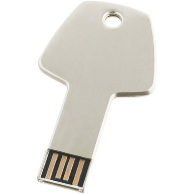 USB-Stick Schlüssel, silber, 4GB