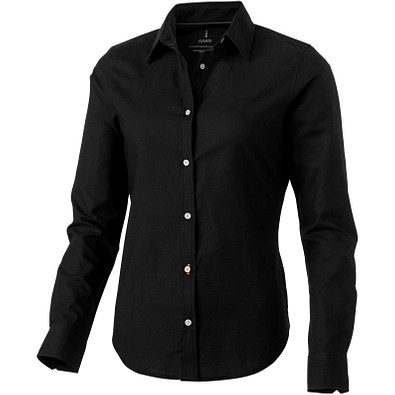 ELEVATE Damen Langarm Bluse Vaillant, schwarz, M