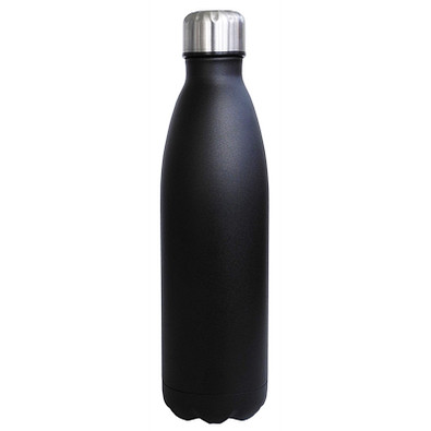 Vakuum-Isolierflasche Premium, 500 ml, schwarz matt