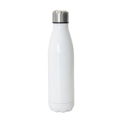 Vakuum-Isolierflasche, 750 ml, weiß glänzend