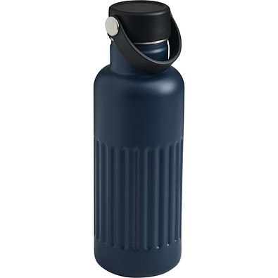 Vakuum-Isolierflasche WAVE TRAIL,marineblau