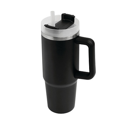 Vakuum-Trinkbecher DRINK DELUXE,schwarz