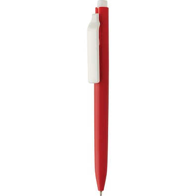 Vibe GRS-zertifizierter rABS-Stift mit Ultra-Glide-Tinte, rot, weiß