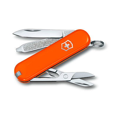 VICTORINOX Taschenmesser Classic SD, 7 Funktionen, orange