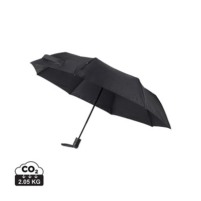 VINGA Baltimore AWARE™ RPET 21“ Regenschirm, schwarz