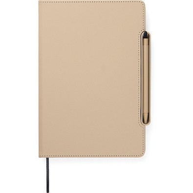 VINGA Baltimore RCS 4-in-1 nachfüllbares Notizbuch, greige