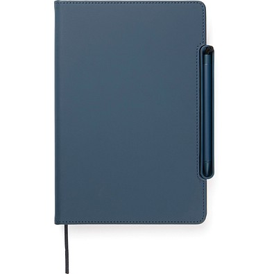 VINGA Baltimore RCS 4-in-1 nachfüllbares Notizbuch, navy blau