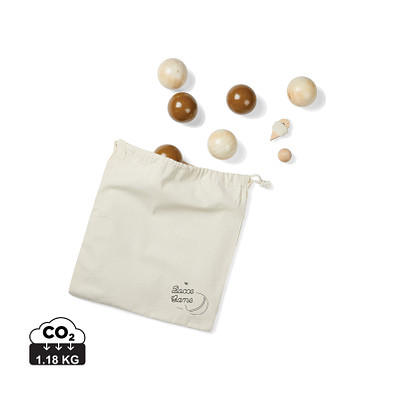 VINGA Boccia Spiel, braun