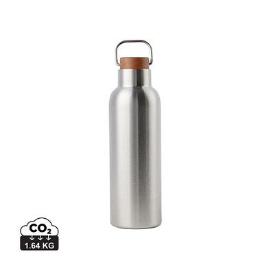 VINGA Ciro RCS recycelte Vakuumflasche 800ml, silber