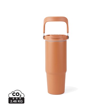 VINGA Eos Trek 880ml Flasche aus RCS rec. Stainless-Steel, orange, orange