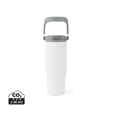 VINGA Eos Trek 880ml Flasche aus RCS rec. Stainless-Steel, weiß, grau