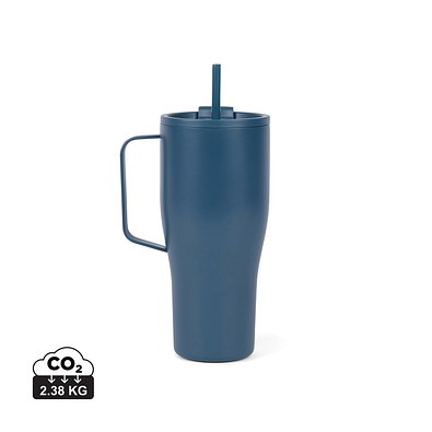 VINGA Eos Voyager 800ml Flasche aus RCS rec. Stainless-Steel, navy blau, navy blau