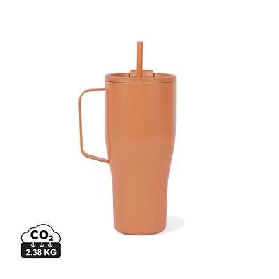 VINGA Eos Voyager 800ml Flasche aus RCS rec. Stainless-Steel, orange, orange