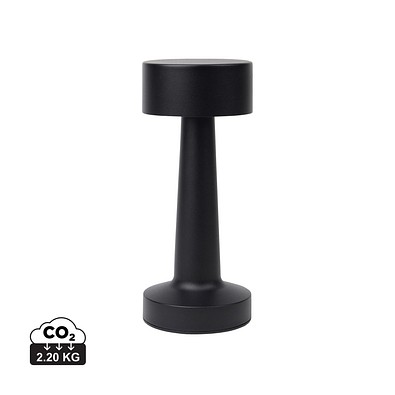 VINGA Maris Tischleuchte aus RCS recyceltem ABS, schwarz