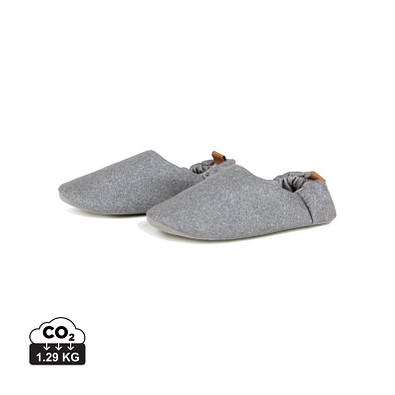 VINGA Moulton Hausschuhe aus RCS rPET (S/M), grau, granite grey