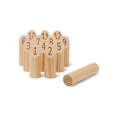 VINGA Muge Mini Zahlen-Spiel, braun