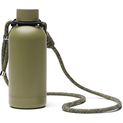 VINGA Parks Flasche aus RCS rec. Stainless-Steel, 400ml, grün