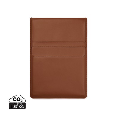 VINGA Timo 16 Zoll Laptop-Sleeve aus RCS recyceltem rPET, braun