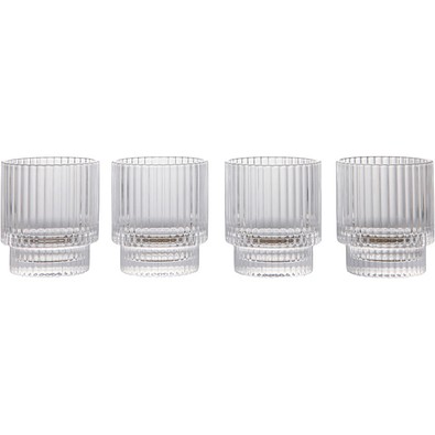 VINGA York Tumbler, 4-tlg. Set, transparent
