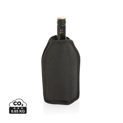 Vino AWARE™ rPET Weinkühler-Sleeve, schwarz