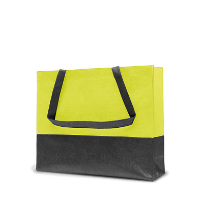 Joytex® Vlies-Umhängetasche, lemon/anthrazit