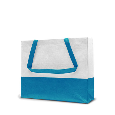 Joytex® Vlies-Umhängetasche, weiß/neonblau