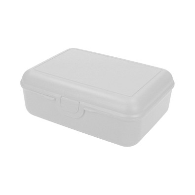 Vorratsdose School-Box deluxe, mit Trennschale, transparent