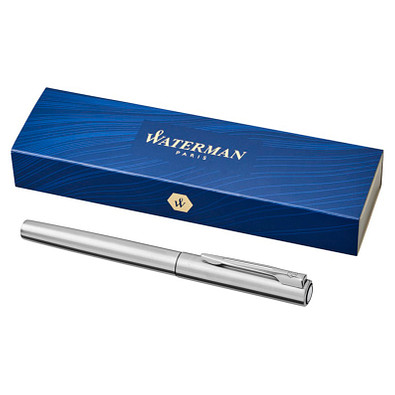 WATERMAN Rollerball Allure Chrom, schwarze Mine, silber-matt