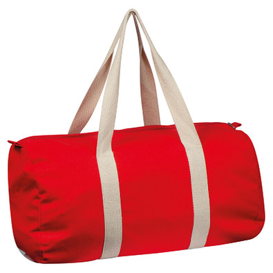 Weekender aus Canvas, rot