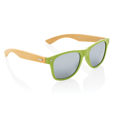XD COLLECTION Sonnenbrille aus Weizenstroh und Bambus, grün XD COLLECTION Sonnenbrille aus Weizenstroh und Bambus, grün