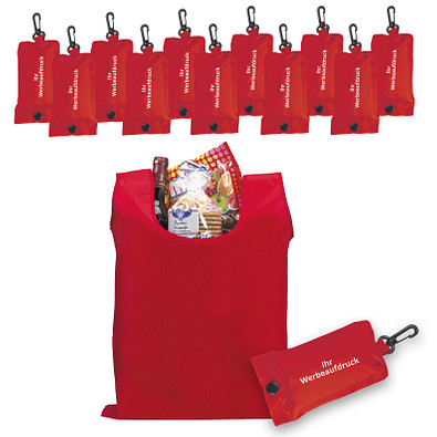 Werbe-Sparset: Einkaufstaschen, 80-tlg., inkl. Druck, rot