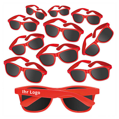 Werbe-Sparset Sonnenbrille Sunshine, 60-tlg., inkl. Druck, Rot Werbe-Sparset Sonnenbrille Sunshine, 60-tlg., inkl. Druck, Rot