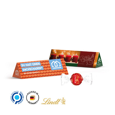 Werbeprisma, Lindt LINDOR Milchkugeln, inkl. Druck