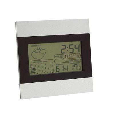 Wetterstation SHINY DAY,schwarz, silber