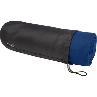 Willow RPET Decke aus Polar Fleece, navy