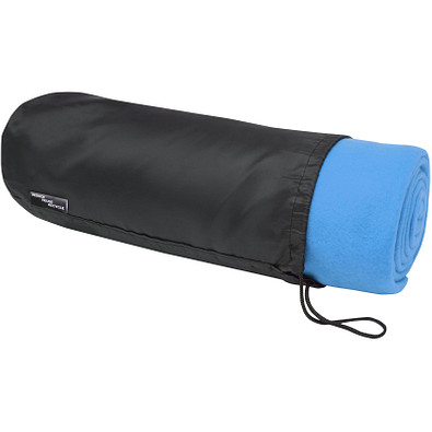 Willow RPET Decke aus Polar Fleece, processblau