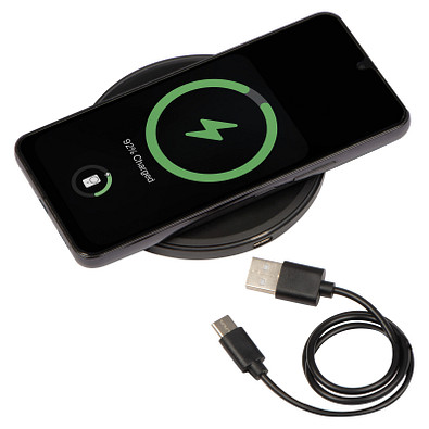 Wireless Charger mit LED Anzeige , schwarz