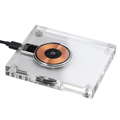 Wireless Fast Charger 15 Watt, transparent
