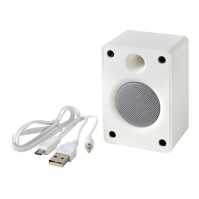 Wireless-Lautsprecher OLD SCHOOL,weiß